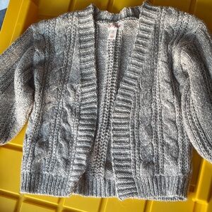 Cat & Jack Kids Gray Knit Cardigan